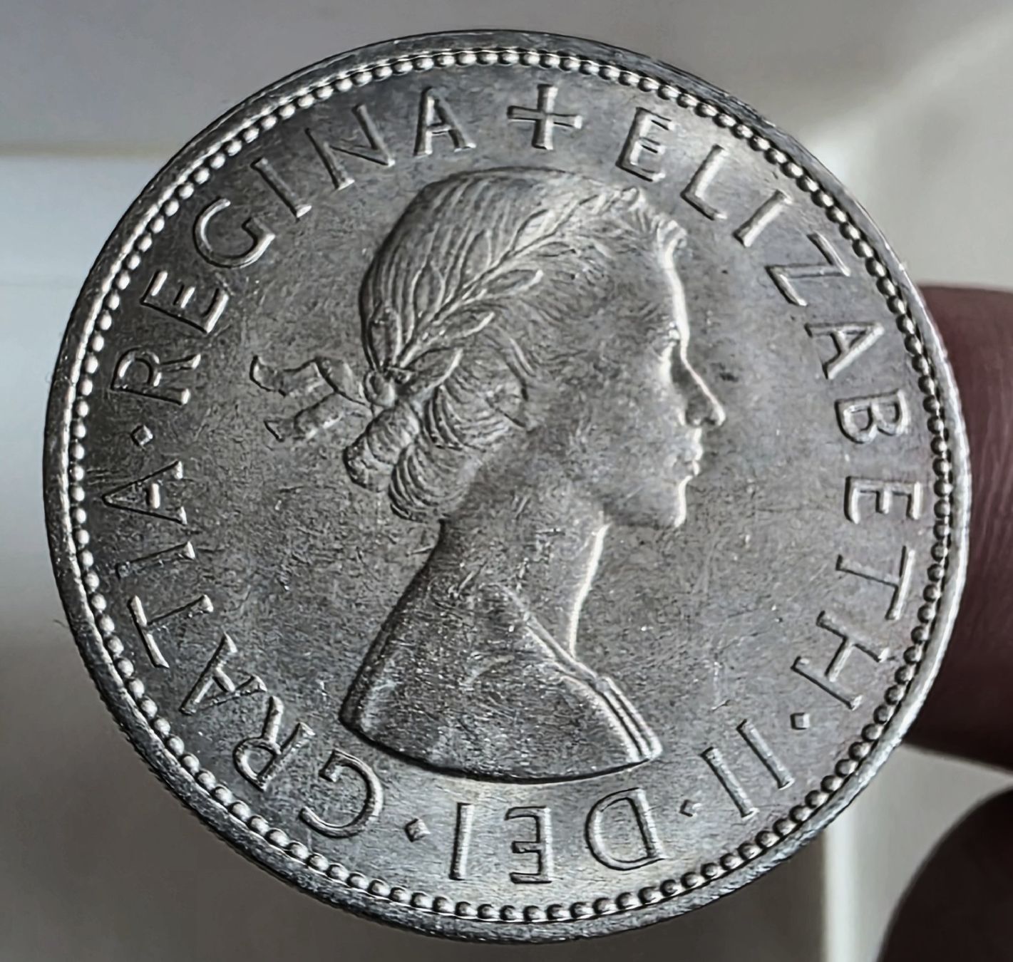 Tutti le monete: GROSSBRITANNIEN 1/2 CROWN 1966 – Usato da Winterthur venduto da Creso70 1