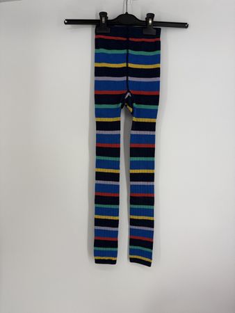 Kinder Strumpf/ Leggings Gr. 134/140 Grüner Knopf Tschibo