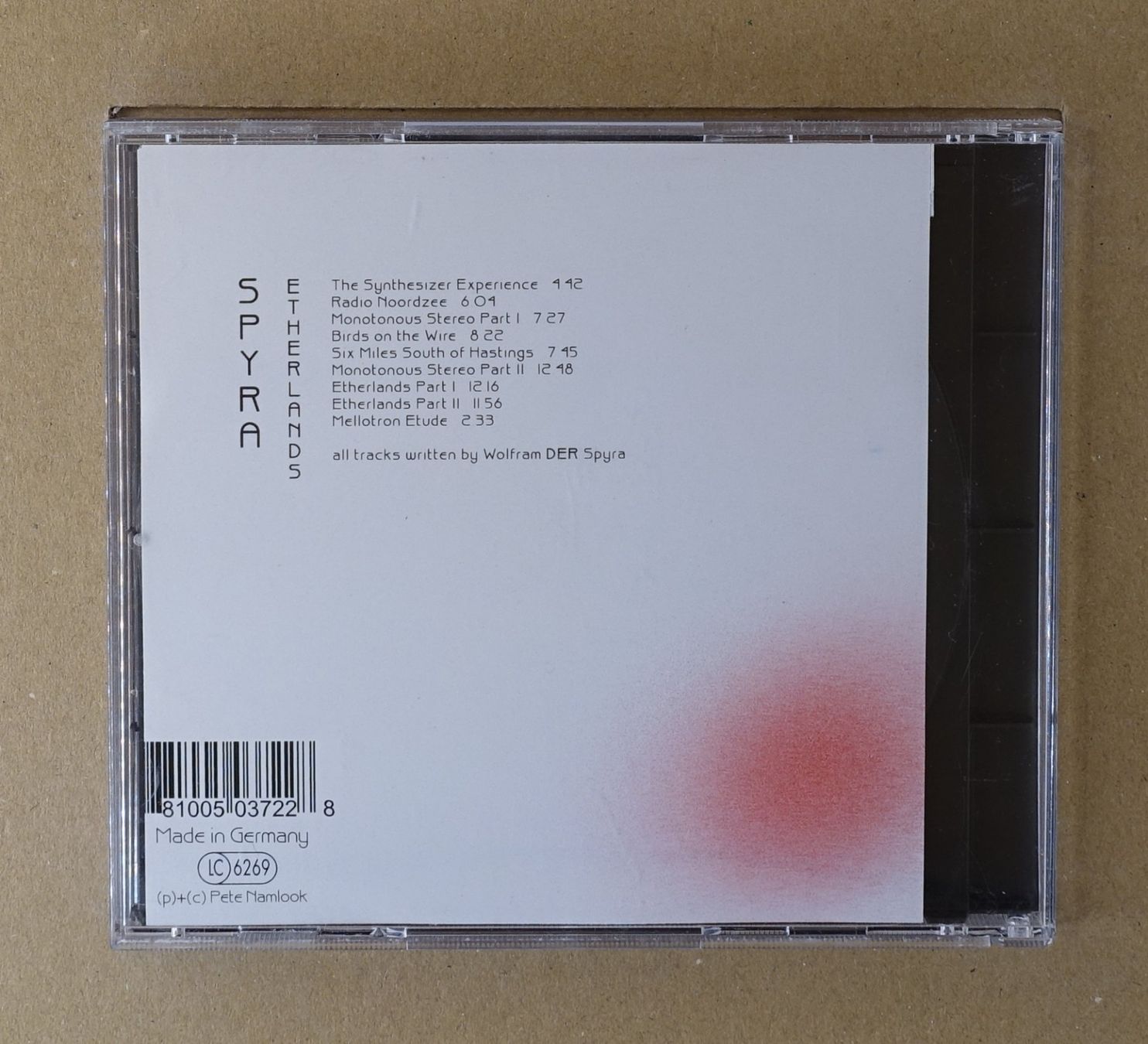 CD: Spyra – Etherlands - (New Age) - F35 – Usato da Sessa venduto da fraenklishop 1