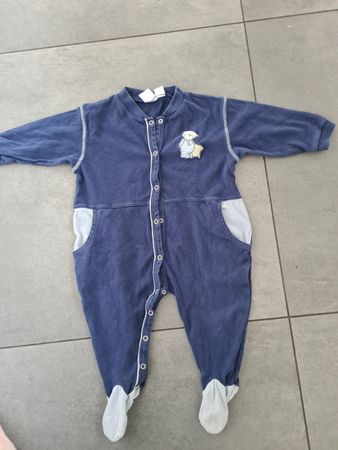 Baby Strampler Eco Product blau Grösse 80 gebraucht