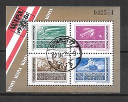 Ungarn Block 150A WIPA 1981 Wien gestempelt