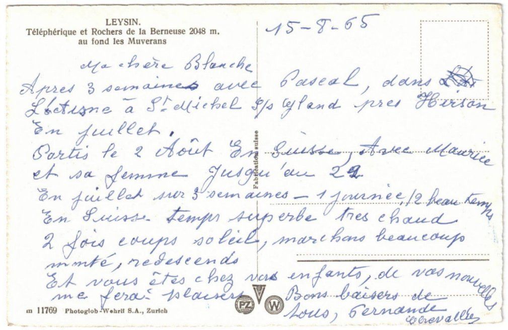 Cartoline postali: Leysin - Gondelbahn – Usato da Binningen venduto da Mountainrider 1