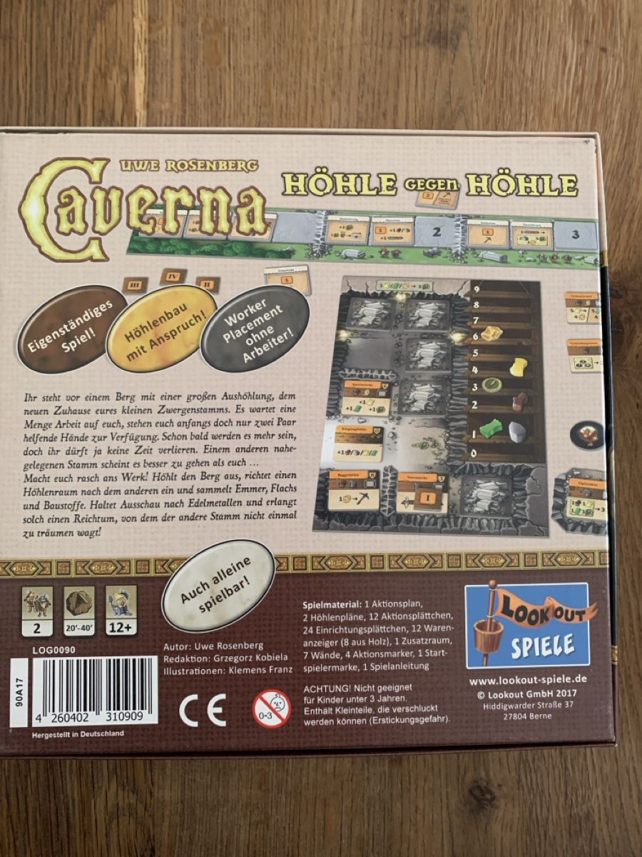 Jeux: Caverna Höhle gegen Höhle – D'occasion à Zug par Starkeente 2
