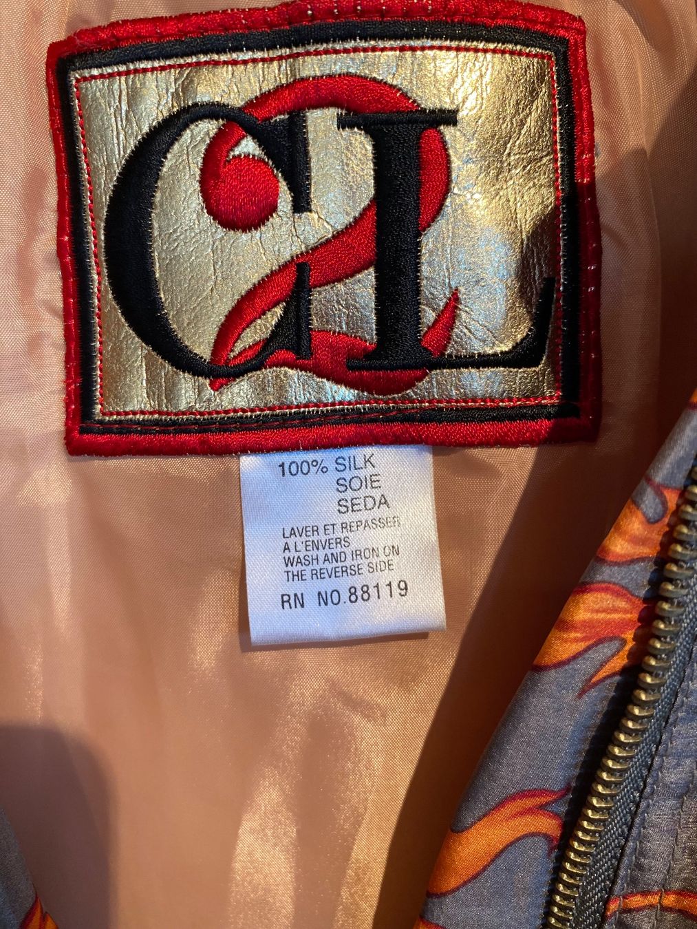 Giacche: Vintage Jacke aus 100% Seide von CL – Nuovo (secondo la descrizione) da Eggersriet venduto da VintageCouture86 2