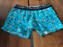Apollo Herren-Boxershorts Gr. M, Winter Santa Motiv!