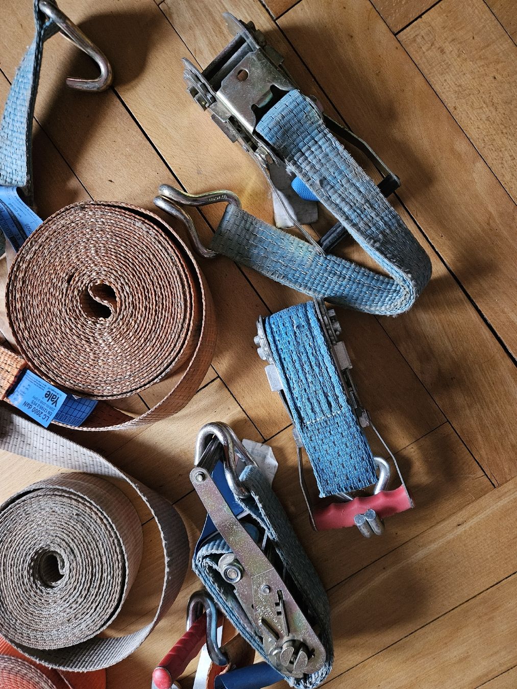Tutti gli attrezzi: Spanngurten inkl. Spanner - Set à 5 Stück, diverse Längen – Usato da Rheineck venduto da Eulalia40 2