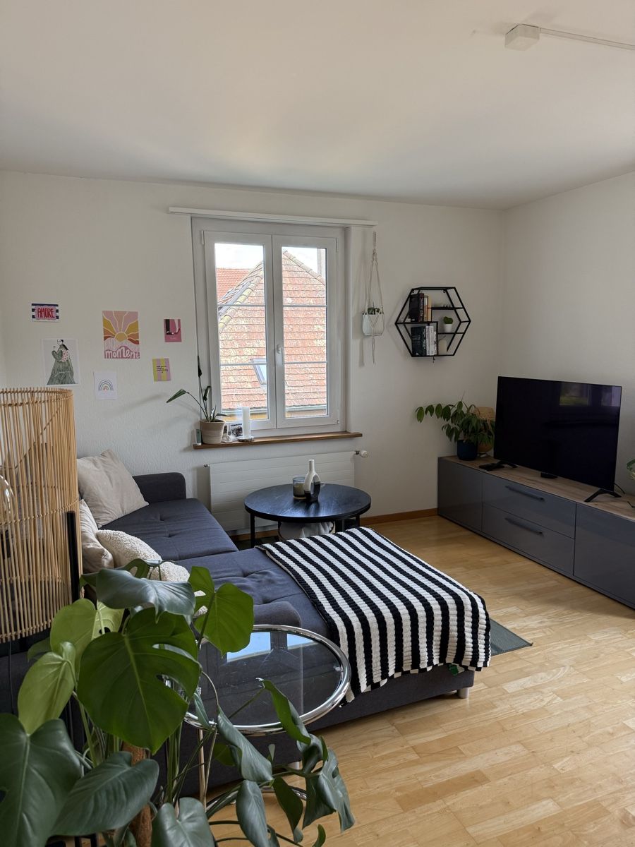 Sofas: Ecksofa grau Stoff mit Bettfunktion  – D'occasion à Baden par leo_wht9 2