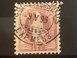 Znr 71d.2.23/I Top Vollstempel Abart Bestimmt von P. Guinand
