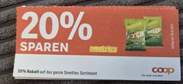 Coop Smeltles 20% Rabatt Bon Guetig bis 30.06.2027