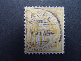 1882 Nr. 63A gestempelt von BASEL
