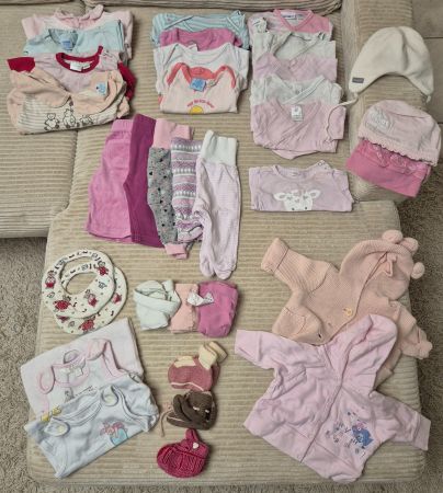 Kleider Paket Mädchen 1, 34 Teile, Winter, Grösse 50