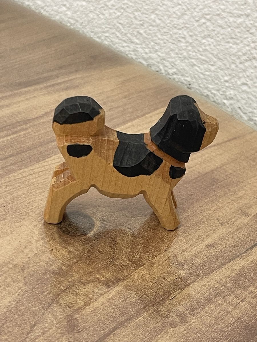 Figuren: Holzfigur Hund handgeschnitzt Grösse ca. 6cm – Gebraucht aus Schlieren von Norauro 8