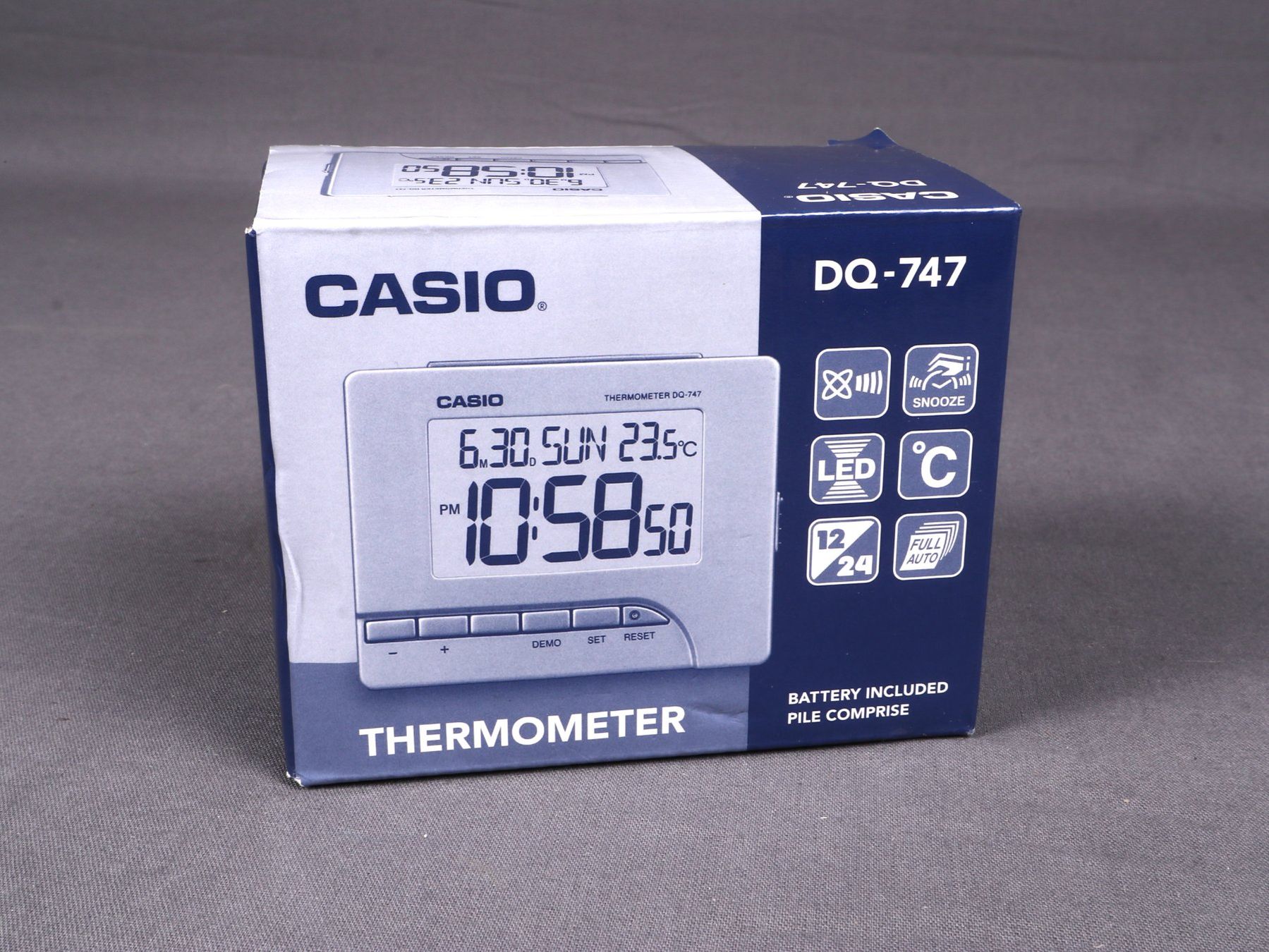 Casio Wecker: CASIO Digitalwecker/Thermometer – Neu (gemäss Beschreibung) aus Steinen von Restwert_Steinen 1