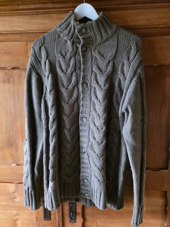 Navyboot Strick Jacke Cardigan Pullover - Grösse L