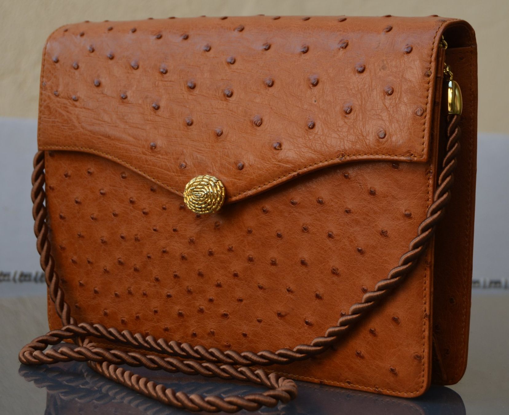 Borse da donna: Gurtner Tasche - Straußenleder / sac - cuir d'autruche – Usato da Collonges venduto da Auganien 1