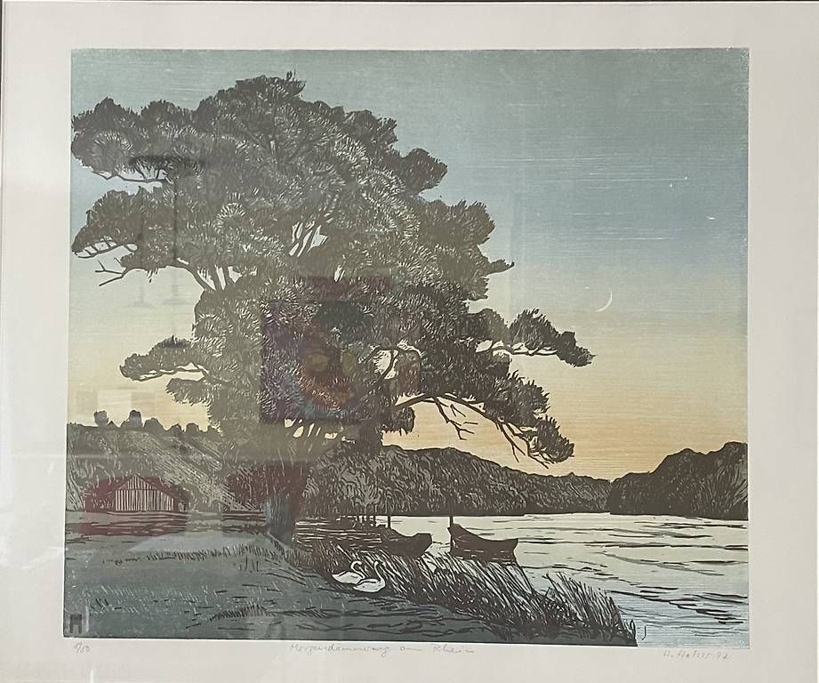 Grafica & Litografie: 5 Lithos mit Rahmen ein Preis – Usato da Birmensdorf venduto da Mara28