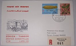 Swissair Zürich - Tanger 04.04.1975