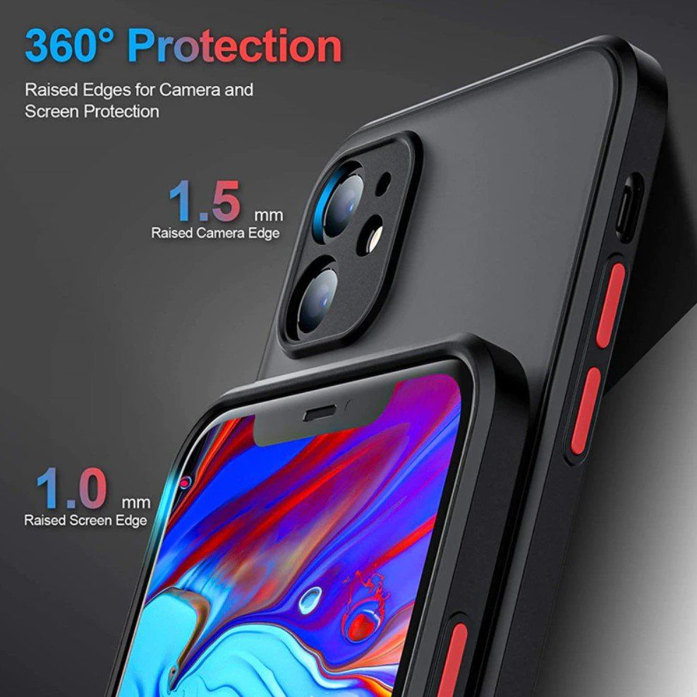 Cover & Protezioni schermo: iPhone 14 Pro - Matt Clear Hülle Case transparent black – Nuovo e nell'imballaggio originale da Rorschacherberg venduto da elektrofreak 3