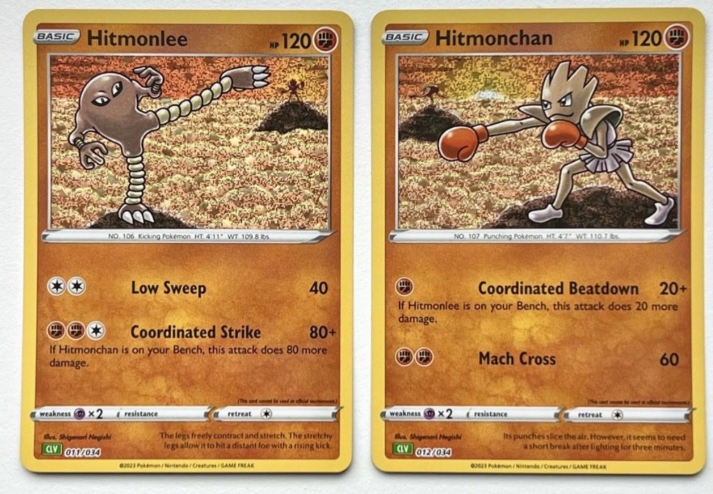 Pokémon Carte collezionabili: Pokemon Hitmonchan & Hitmonlee 2 Karten – Usato da Zollikon venduto da inf_l5jd