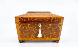 B0067 Antiker Tea Caddy/Tee-Schatulle George IV ~1825
