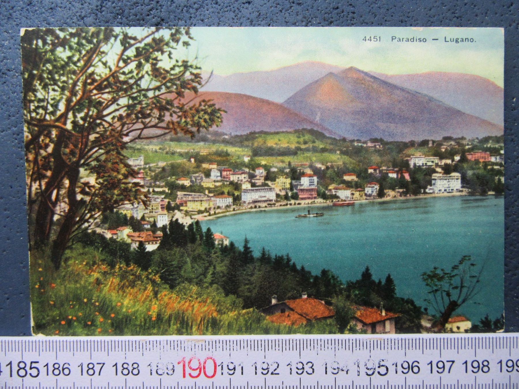 Cartoline postali: PARADISO LUGANO – Usato da Ettingen venduto da Hausi4711