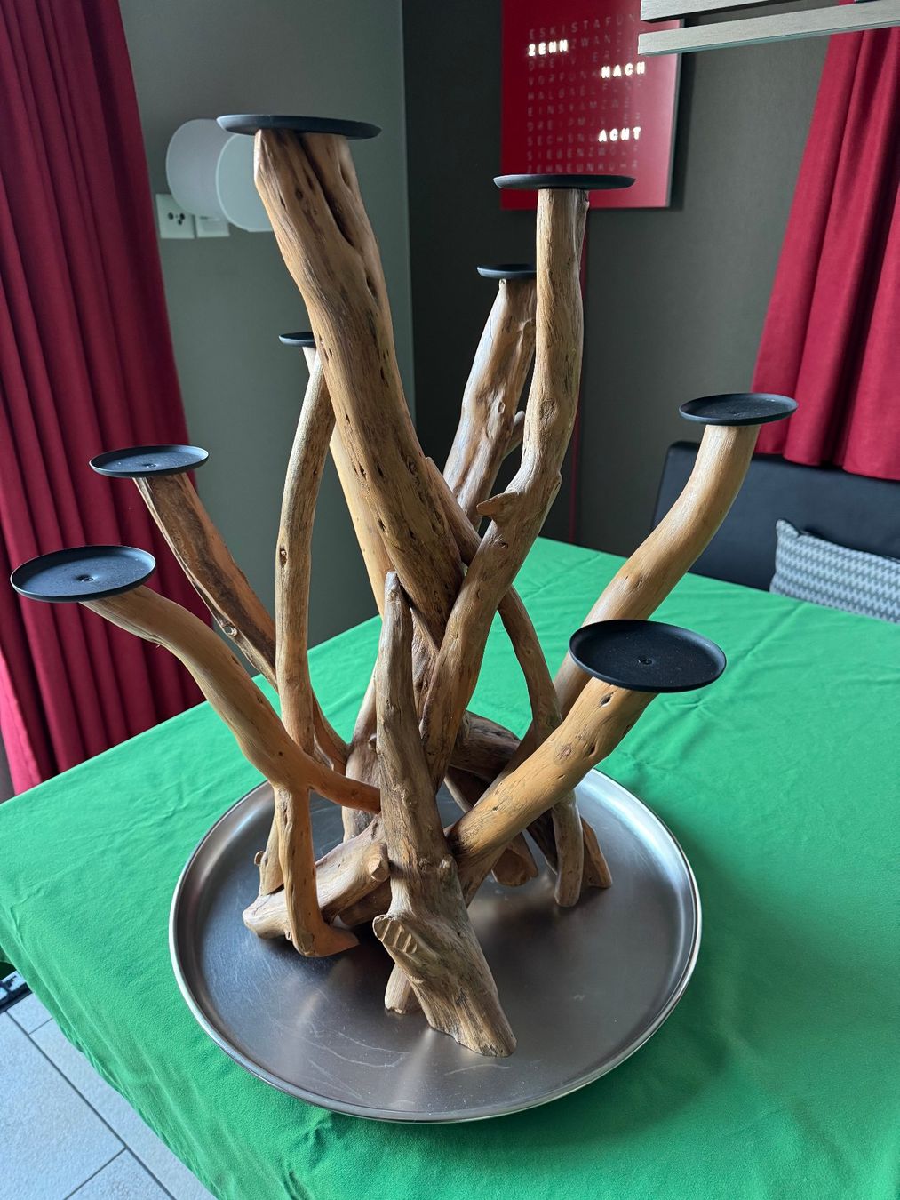 Portacandele: Origineller Kerzenständer aus Holz – Nuovo (secondo la descrizione) da Niederhasli venduto da Sam2020 2