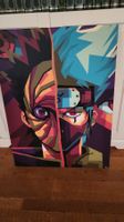 Naruto Anime Leinwandbild 60x80 cm – Kakashi & Obito – Canva