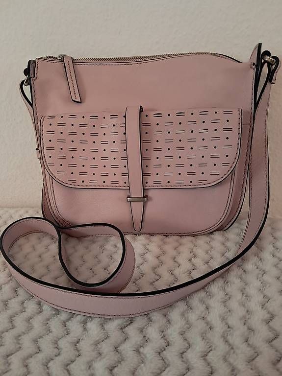 Borse da donna: FOSSIL Ledertasche, Besatz rosa  – Nuovo e nell'imballaggio originale da Basel venduto da len_t965