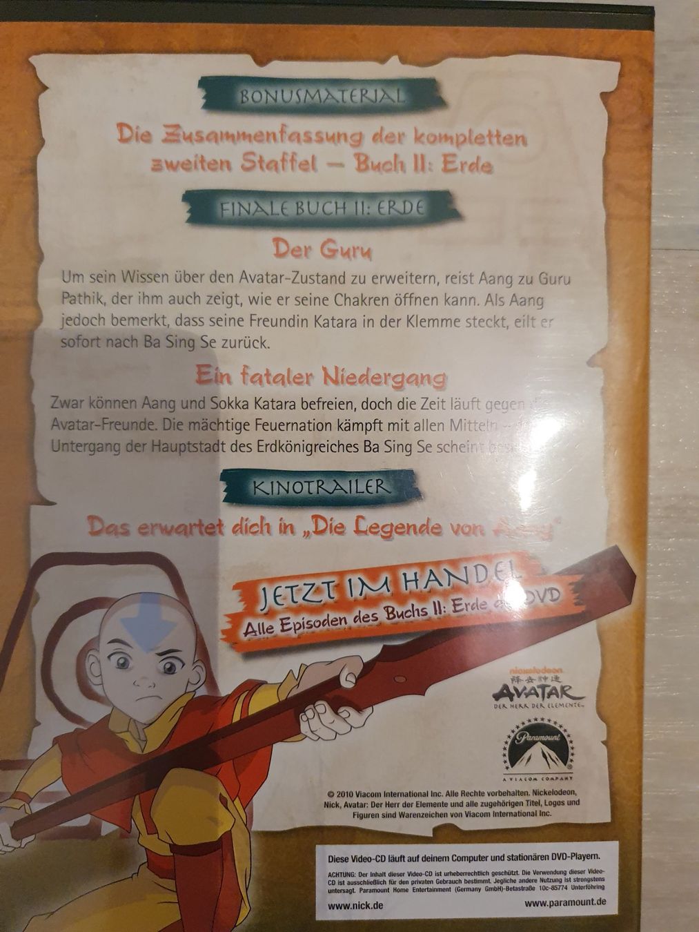 Tutti i DVDs: Avatar Der Herr der Elemente DVD – Usato da Weiningen ZH venduto da jet_qh2c 2