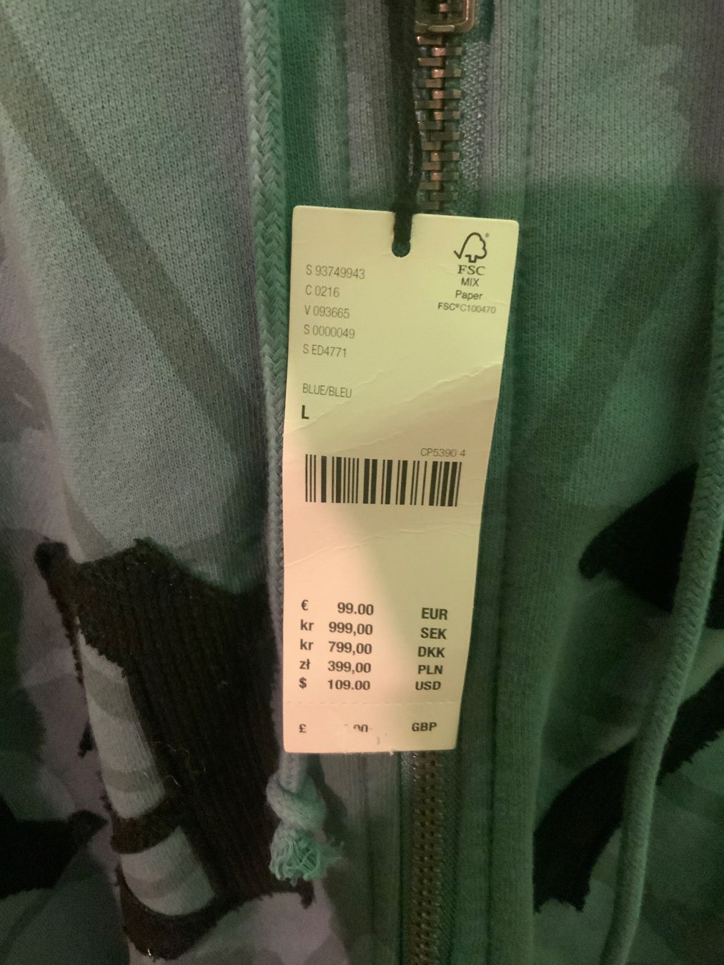 Ed Hardy Giacche: Ed Hardy Zip Hoodie L – Nuovo (secondo la descrizione) da Allschwil venduto da GrenzWert 1