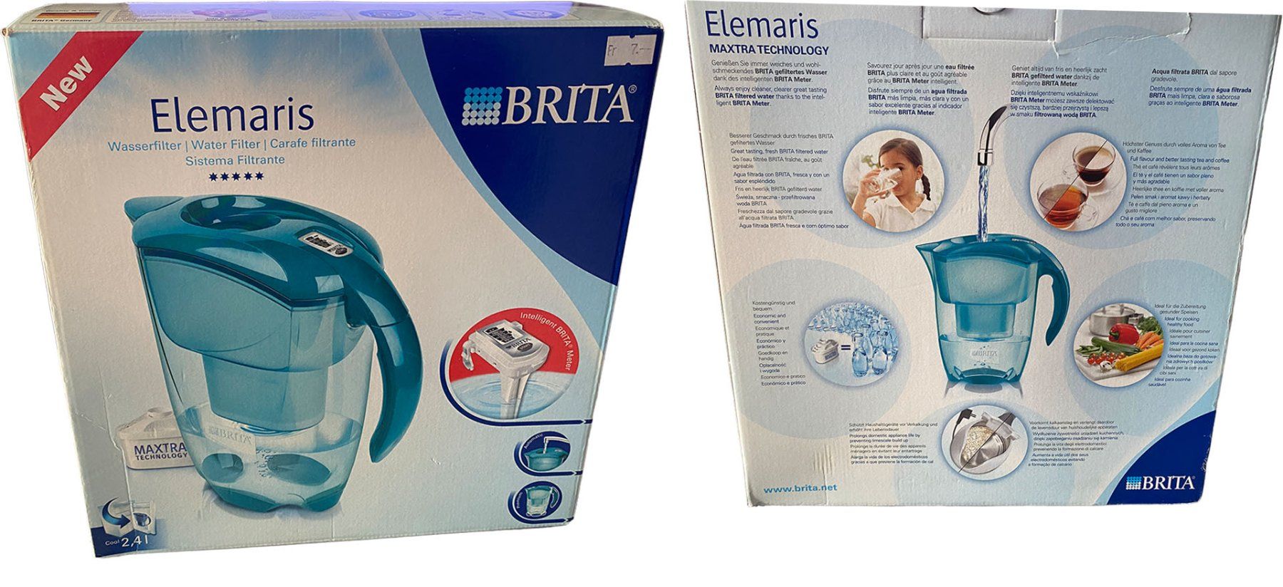 Sanitari: 3x Brita Wasserfilter,  mit neue 10x Filterkartuschen. – Nuovo e nell'imballaggio originale da Bern venduto da vh0_y25k