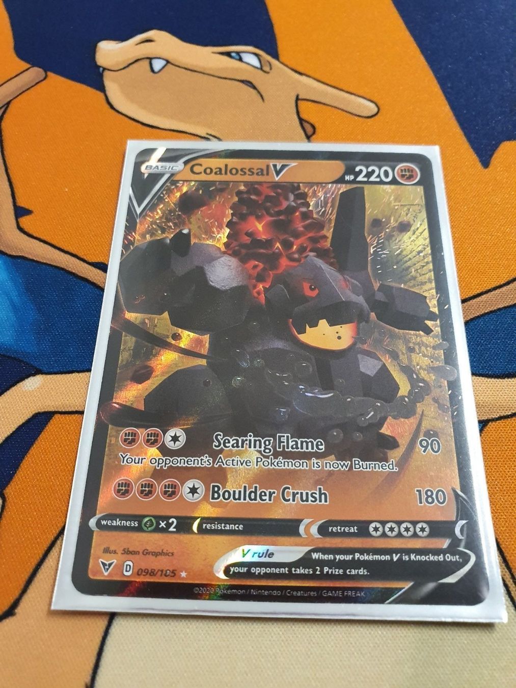 Pokémon Sammelbilder & Trading cards: Coalossal V (VIV 98) - Vivid Voltage – Neu (gemäss Beschreibung) aus Bülach von Pfrenzel