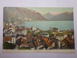 Antike Postkarten Ansichtskarten Schweiz Montreux 1908