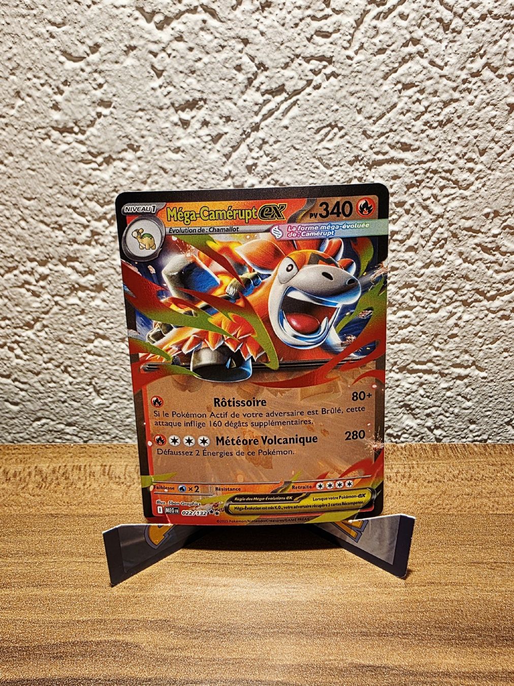 Pokémon Sammelbilder & Trading cards: Méga-Camérupt EX 022/132 Méga-Évolution Base – Neu (gemäss Beschreibung) aus Turin (Salins) von Meeelll01