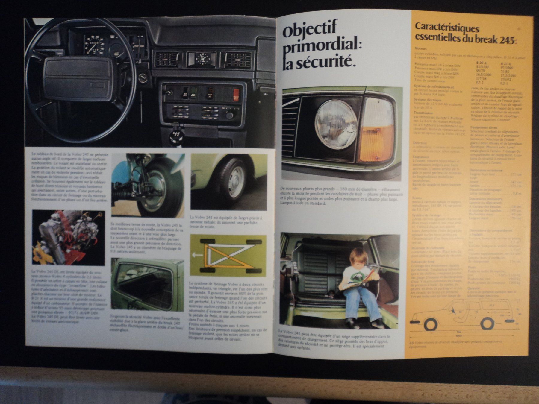 Volvo Documenti: Prospekt Volvo 245 break 1975 – Usato da Schwarzenburg venduto da modelCARama 3