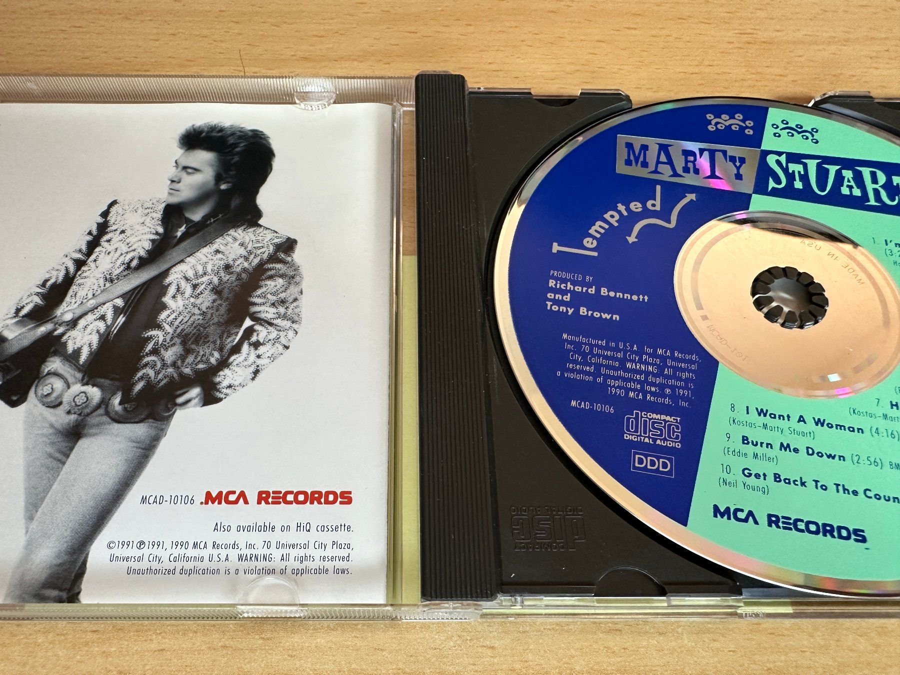 CD: Marty Stuart – Tempted – Usato da Rikon im Tösstal venduto da Alpenmutz 2