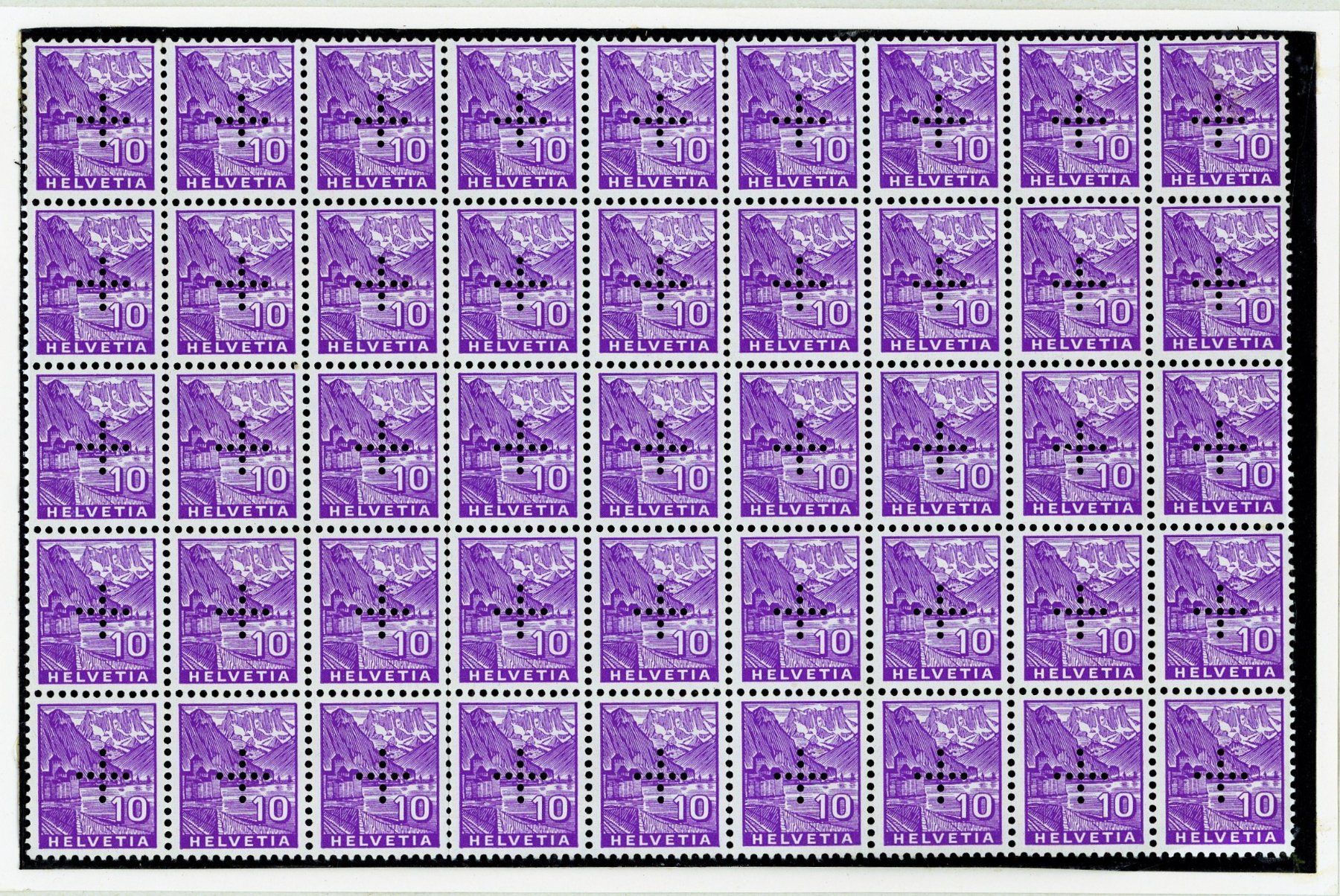 Tutti i francobolli: Posten mit Bogen, Bogenteilen, Ämtermarken etc. – Nuovo (secondo la descrizione) da Basel venduto da Strubelibs 4