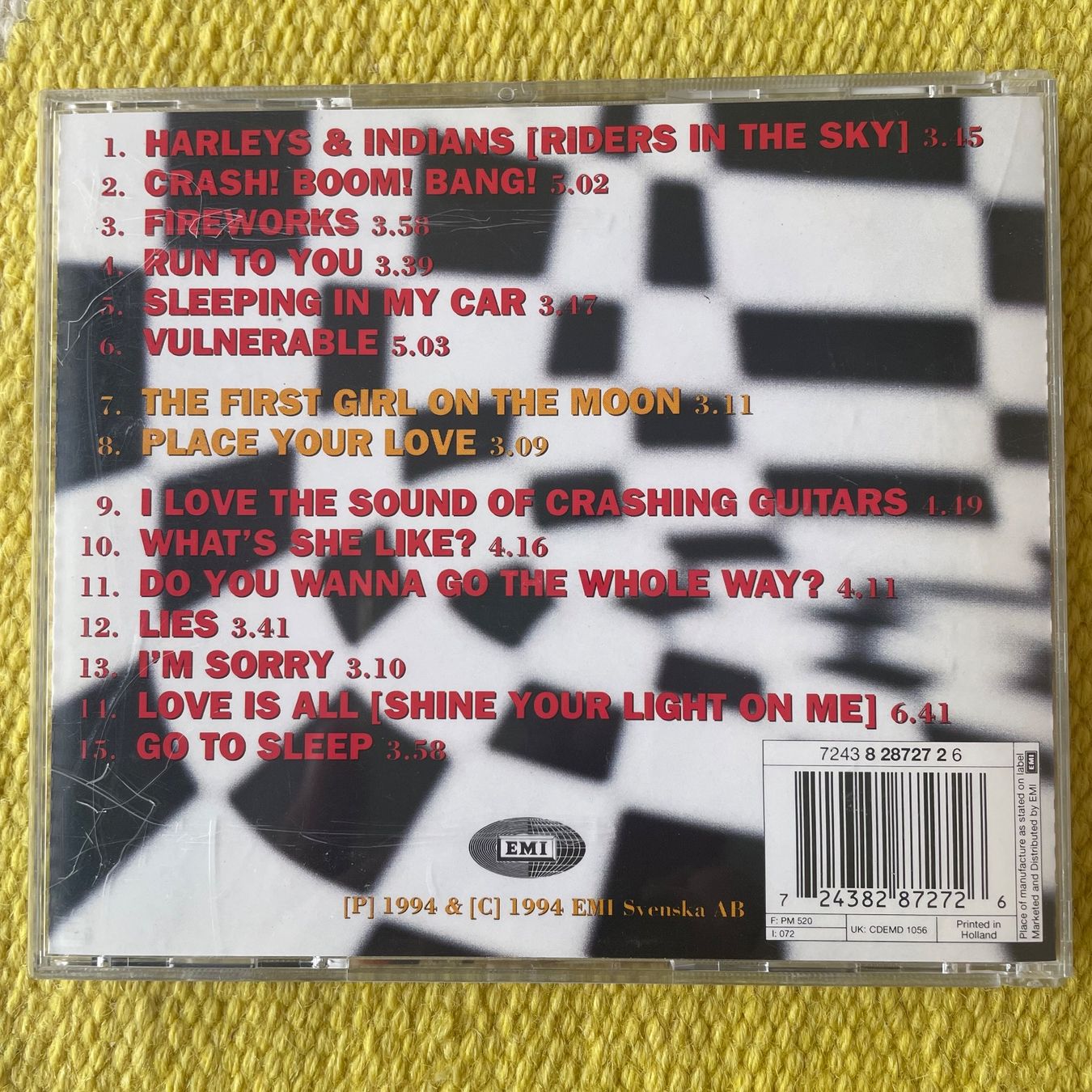 CD: ROXETTE-CRASH!BOOM!BANG! – Usato da Rorschacherberg venduto da CD-Roli 1