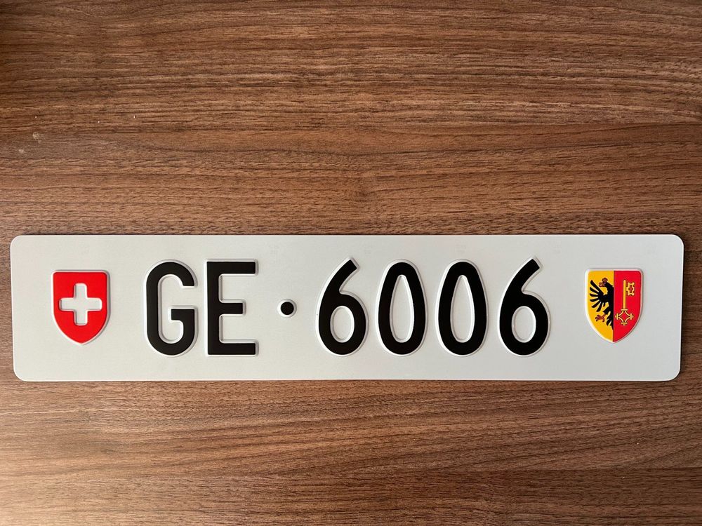 Plaques immatriculation GEnève Kaufen auf Ricardo