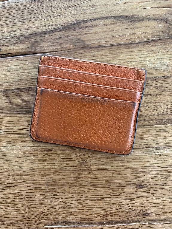 Hermès Sonstige Kleidung & Accessoires: Hermès Kartenetui Leder orange gebraucht – Gebraucht aus Zürich von yves-fck 1