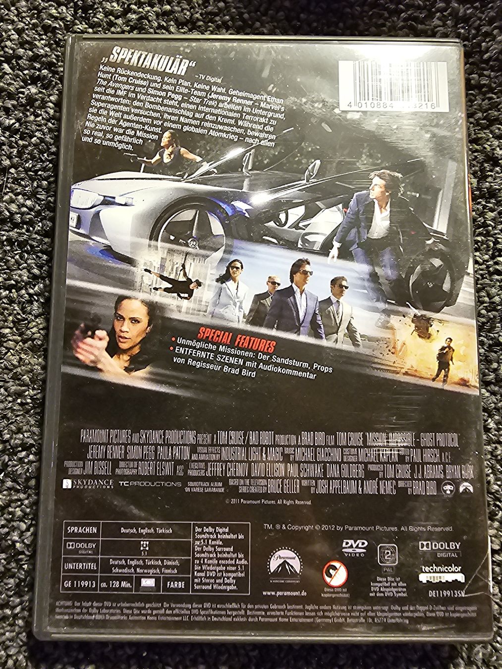 Tutti i DVDs: Mission: Impossible - Phantom Protokoll (19870) – Usato da Ruswil venduto da jan_bxl5 1