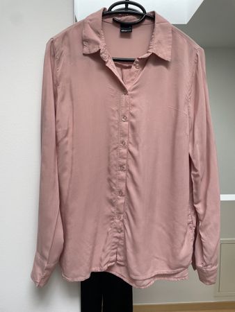 Gina Tricot Bluse, zartrosa, Gr. 36