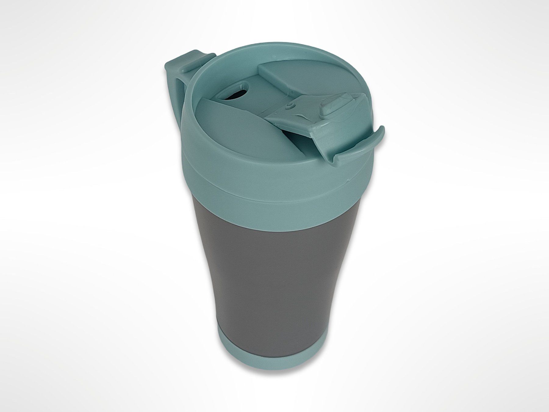 Contenitori & Simili: LBVYR grauer Thermodrinkbecher mit blauen Deckel – Usato da Suhr venduto da Restwert_Suhr 2