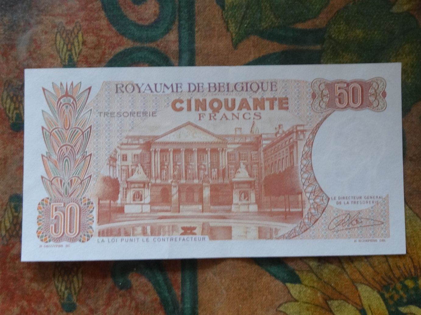 Banconote: BELGIQUE  50  Francs  Billet – Usato da Romanel-sur-Lausanne venduto da Swift13 1