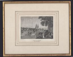 Zürich vom Lindenhof Aquatinta