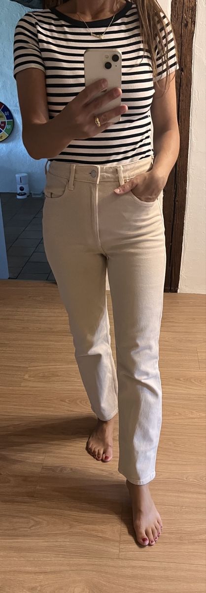 H&M Jeans: Beige Jeans XS  – Neu (gemäss Beschreibung) aus Regensberg von kroti68