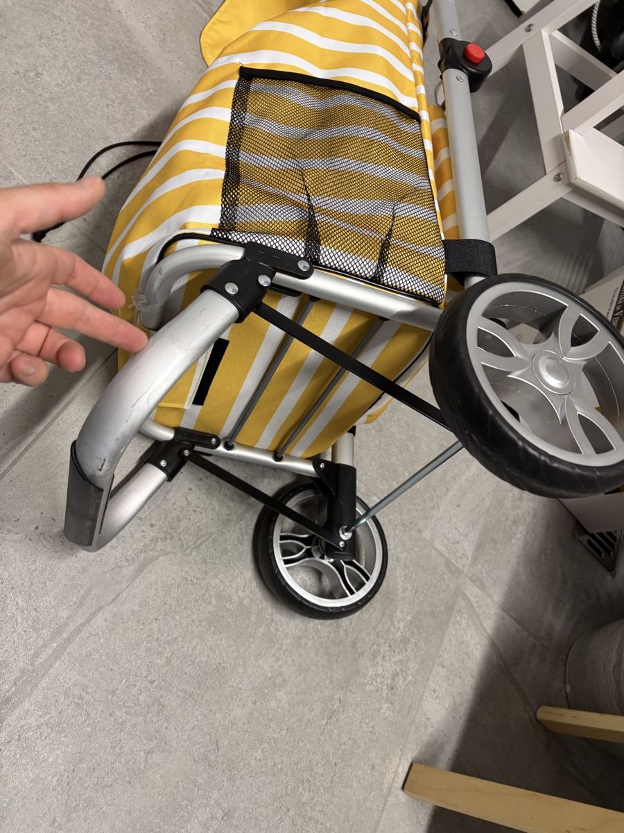 Sonstiges für Haushalt & Wohnen: Chariot de courses grandes roues comme neuf – Gebraucht aus Salvenach von gwenwywar 2