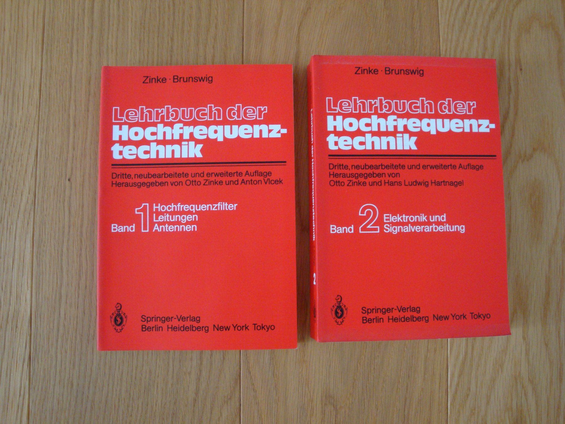 Libri: Lehrbuch der Hochfrequenztechnik Band I - II – Usato da Kastanienbaum venduto da market_place_4835