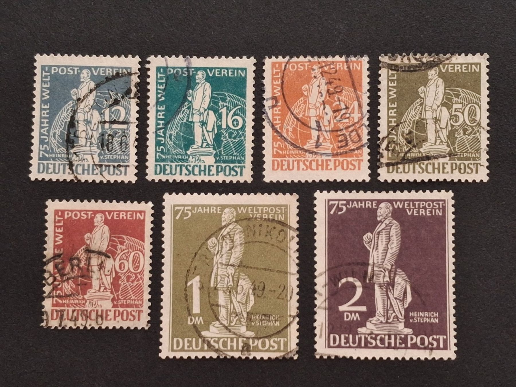 Tous les timbres: Berlin UPU Mi-Nr.35-41 gestempelt 320 Fr – D'occasion à Kriens par Nidfeld45