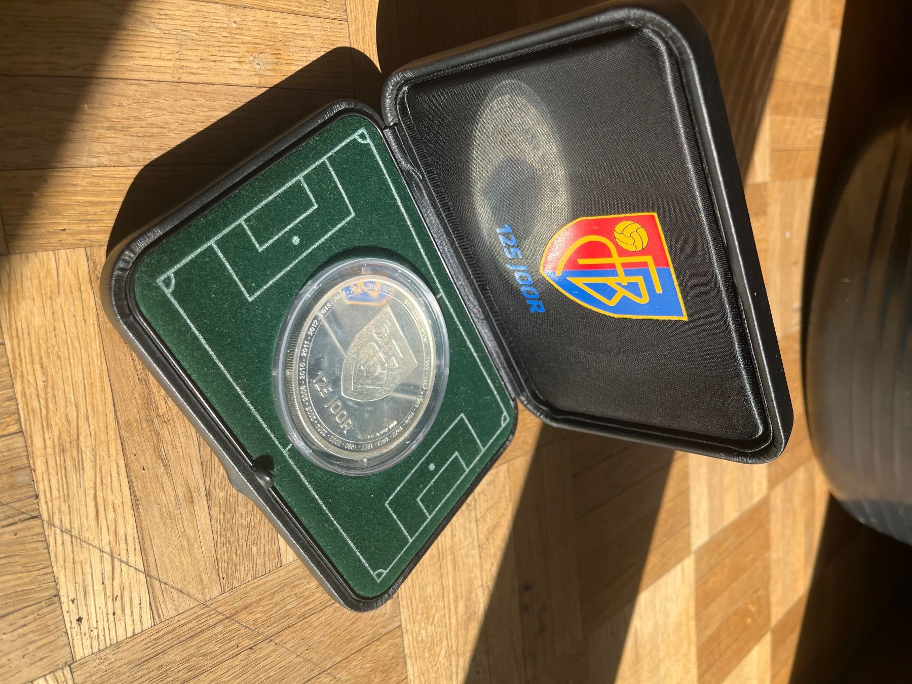 Tutti le monete: FC Basel Münze 125 Jahre – Usato da Liestal venduto da Domesch15
